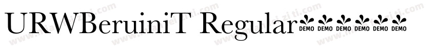 URWBeruiniT Regular字体转换